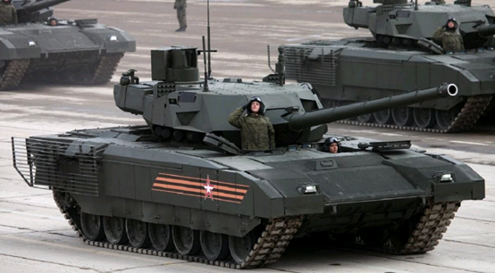 俄军最强陆战王牌坦克T14