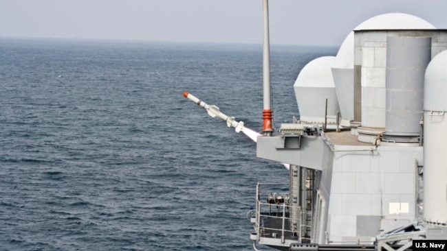 美军2009年9月测试“鱼叉”第二批次导弹