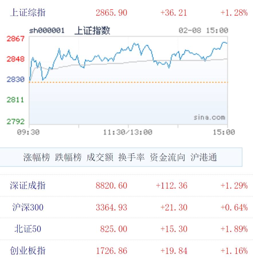 兔年股市收官 A股全红迎春